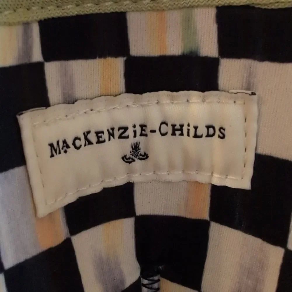 MacKenzie-Childs Courtly Check Double Wine Tote Insulated Bag